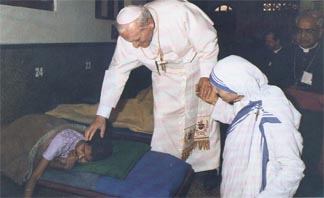 Papa s Majkom Terezijom