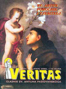 Sv. Antun Padovanski - naslovnica Veritasa