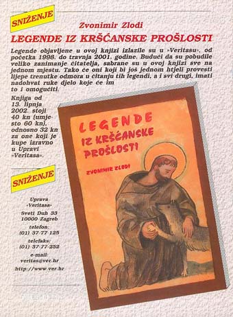 Zadnja omotna - reklama - Veritas br. 9/2002