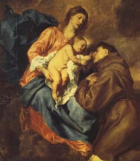 Sv. Antun se klanja malom Isusu u Gospinu naru�ju