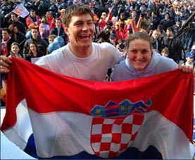 Janica i Ivica Kosteli� na slavlju u Zagrebu