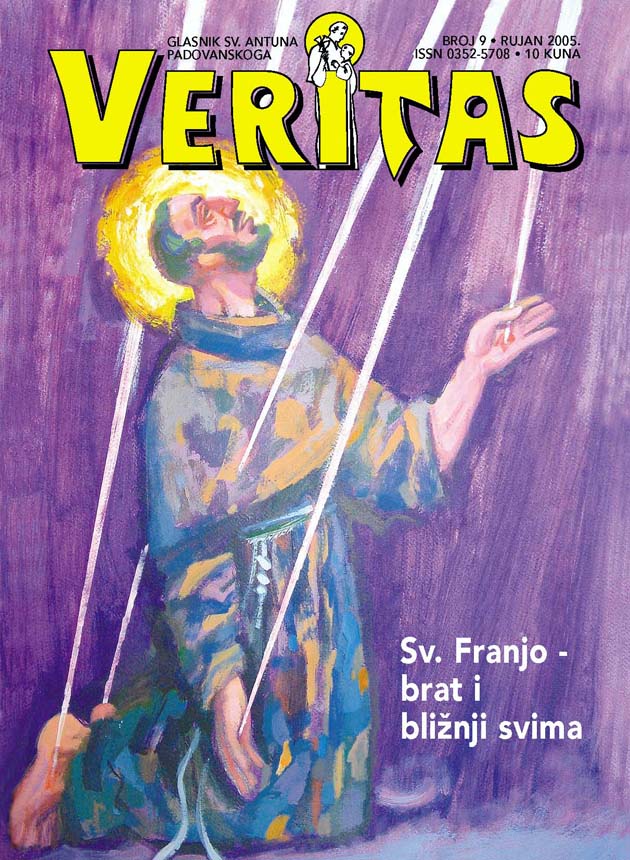 Sv. Franjo - brat i bli�nji svima - Veritas 9/2005 - naslovnica